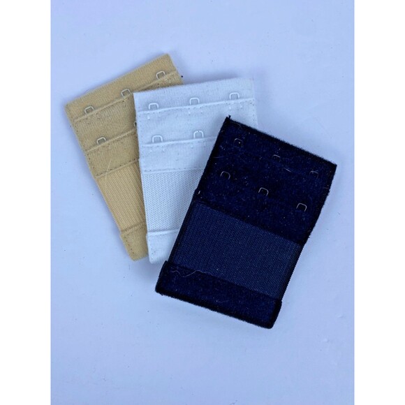 Bra Extenders 3 Hook Soft Comfortable Stretch Set of 3 - Picture 2 of 4